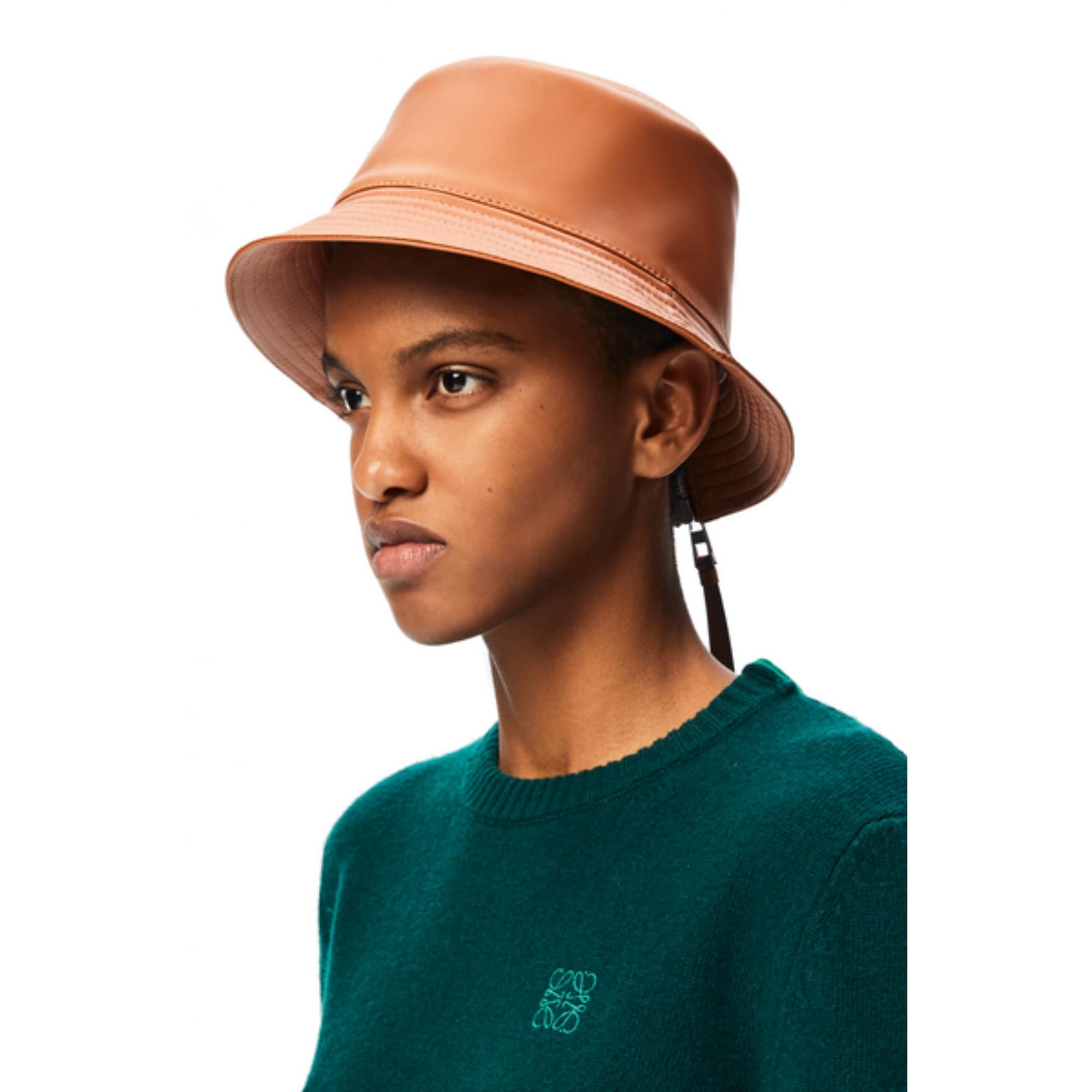 FISHERMAN HAT_NAPPA CALF_TAN
