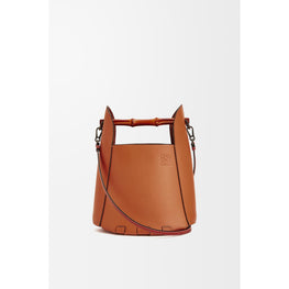 BUCKET BAMBOO BAG_CALF_TAN