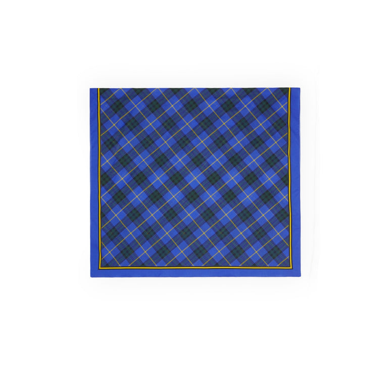 체크 코튼 스카프