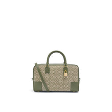 AMAZONA 28 ANAGRAM BAG_JACQUARD/CALF_GREEN/AVOCADO GREEN