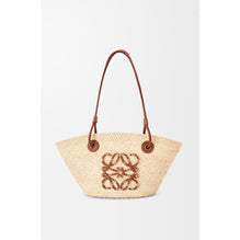 ANAGRAM BASKET SMALL_IRACA PALM/CALF_NATURAL/TAN