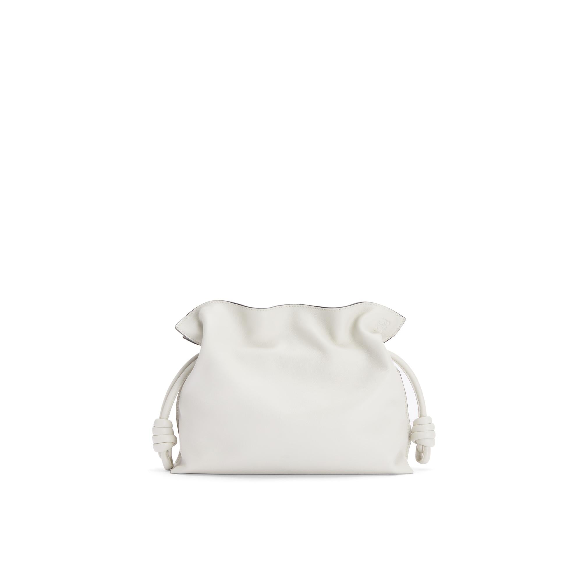 FLAMENCO CLUTCH_NAPPA CALF_SOFT WHITE