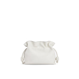 FLAMENCO CLUTCH_NAPPA CALF_SOFT WHITE