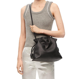 FLAMENCO CLUTCH BAG_NAPPA CALF_BLACK