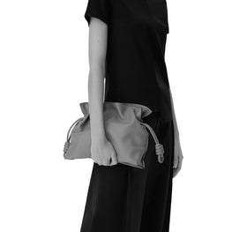 FLAMENCO CLUTCH BAG_NAPPA CALF_SOFT WHITE