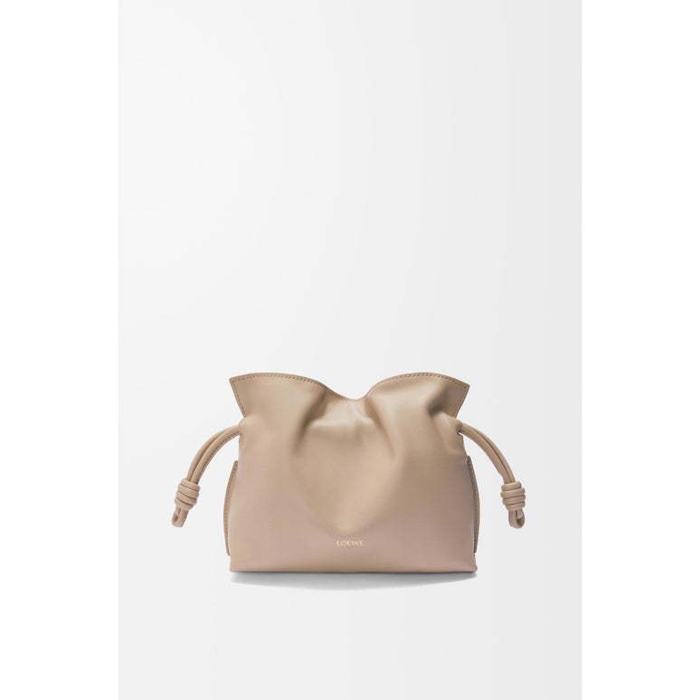 FLAMENCO CLUTCH MINI_NAPPA CALF_SAND