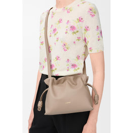 FLAMENCO CLUTCH MINI_NAPPA CALF_SAND