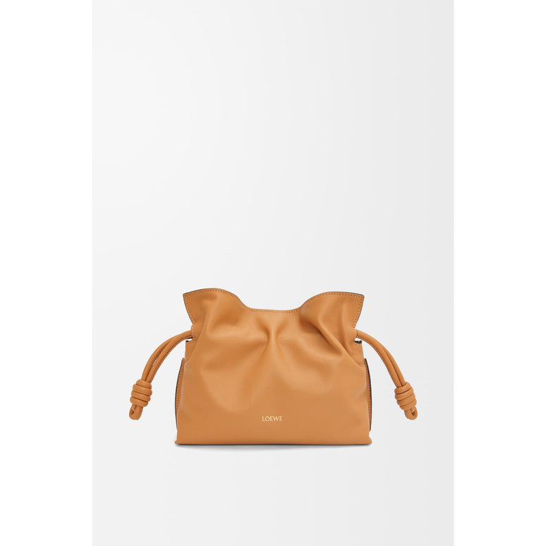 FLAMENCO CLUTCH MINI_NAPPA CALF_WARM DESERT