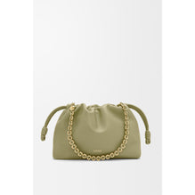 FLAMENCO PURSE MEDIUM_MELLOW NAPPA LAMBSKIN_EUCALYPTUS GREEN