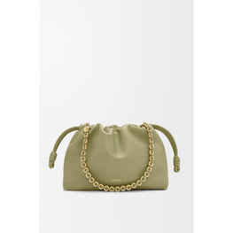 FLAMENCO PURSE MEDIUM_MELLOW NAPPA LAMBSKIN_EUCALYPTUS GREEN