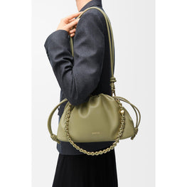 FLAMENCO PURSE MEDIUM_MELLOW NAPPA LAMBSKIN_EUCALYPTUS GREEN