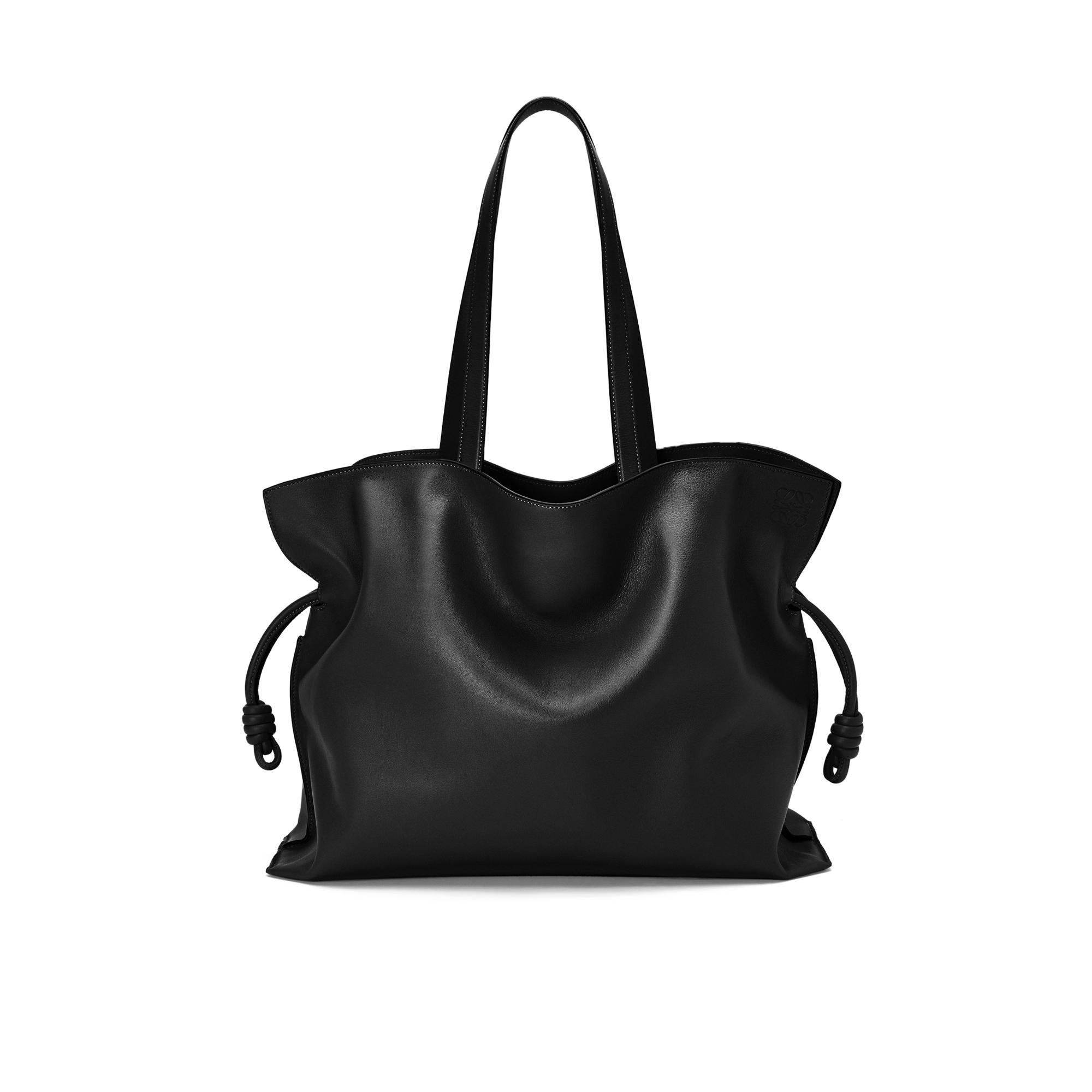 FLAMENCO CLUTCH XL BAG_NAPPA CALF_BLACK