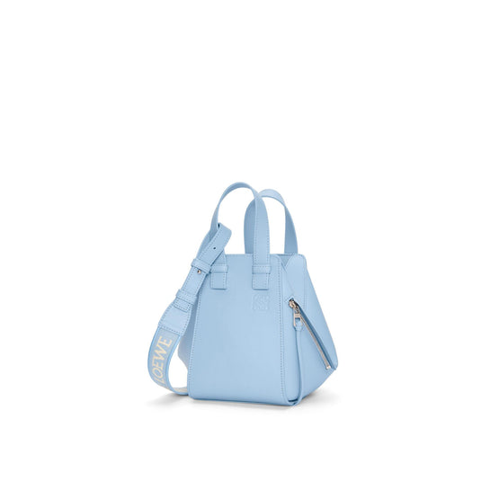 HAMMOCK COMPACT BAG_SATIN CALF_DUSTY BLUE
