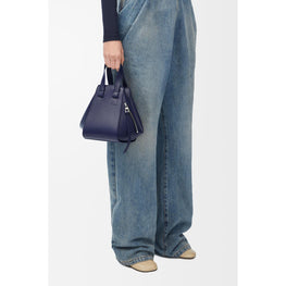 HAMMOCK COMPACT BAG_SATIN CALF_ABYSS BLUE