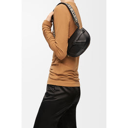 GATE DUAL MINI BAG_SOFT CALF/JACQUARD_BLACK