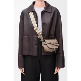 GATE DUAL MINI BAG_SOFT CALF/JACQUARD_SAND