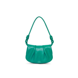 PASEO SATCHEL_SHINY NAPPA CALF_EMERALD GREEN