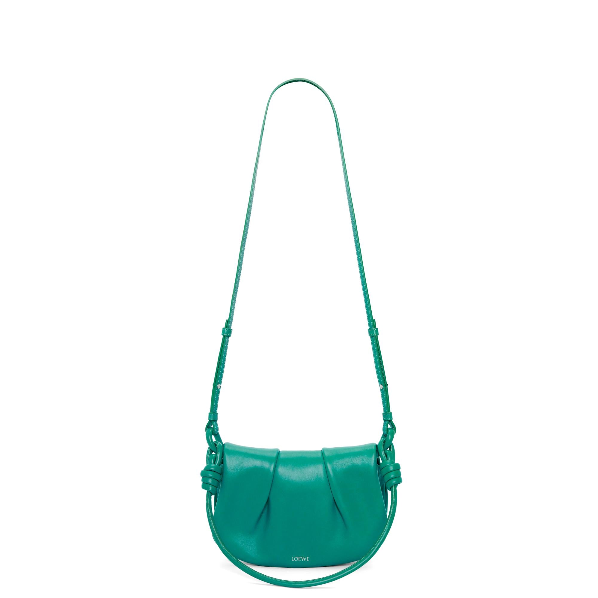 PASEO SATCHEL_SHINY NAPPA CALF_EMERALD GREEN