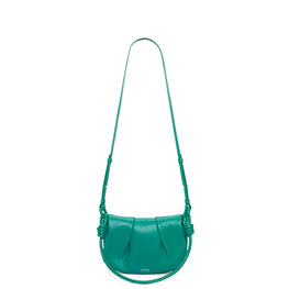 PASEO SATCHEL_SHINY NAPPA CALF_EMERALD GREEN