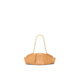 PASEO CHAIN SMALL BAG_SHINY NAPPA CALF_WARM DESERT