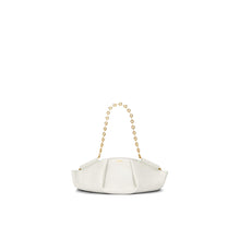 PASEO CHAIN SMALL BAG_SHINY NAPPA CALF_SOFT WHITE
