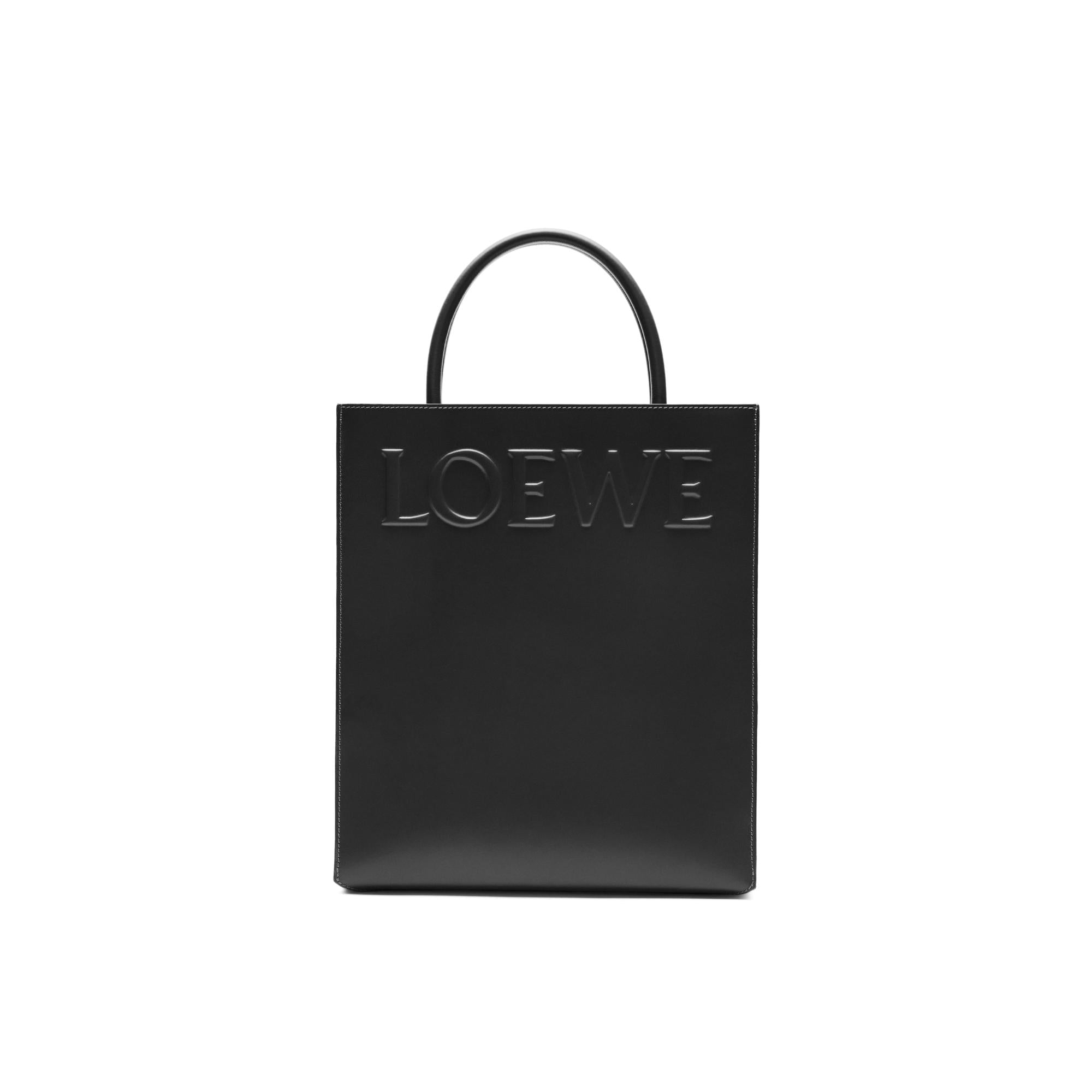 STANDARD A4 TOTE BAG_SLEEK CALF_BLACK
