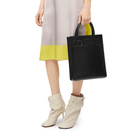 STANDARD A4 TOTE BAG_SLEEK CALF_BLACK