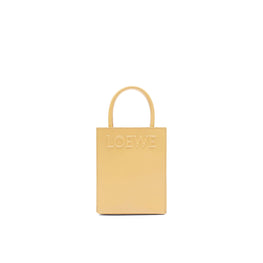 STANDARD A5 TOTE BAG_SLEEK CALF_DARK BUTTER