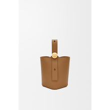 PEBBLE BUCKET MINI_SMOOTH CALF_OAK
