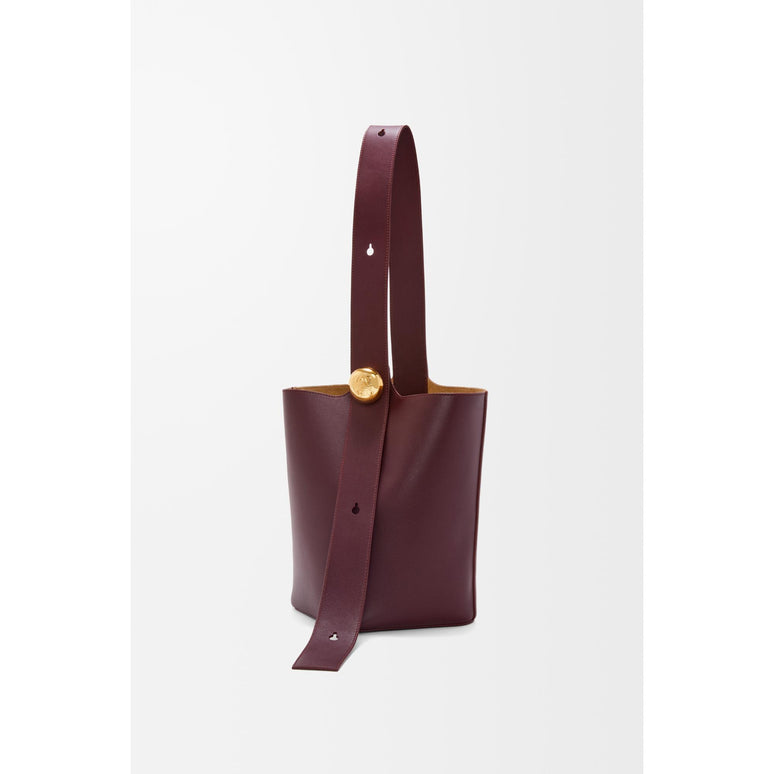 PEBBLE BUCKET MEDIUM_SMOOTH CALF_DARK BURGUNDY