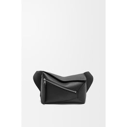 PUZZLE EDGE SMALL BUMBAG_CLASSIC CALF_BLACK