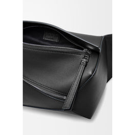 PUZZLE EDGE SMALL BUMBAG_CLASSIC CALF_BLACK