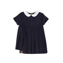 베이비 네이비 플리츠 스커트 드레스