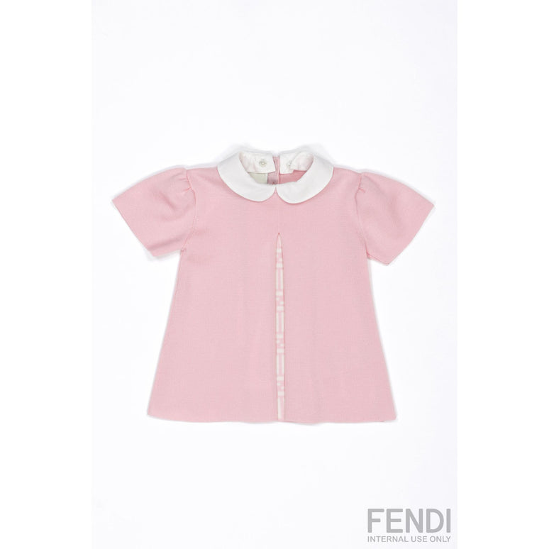 베이비 핑크 플리츠 드레스