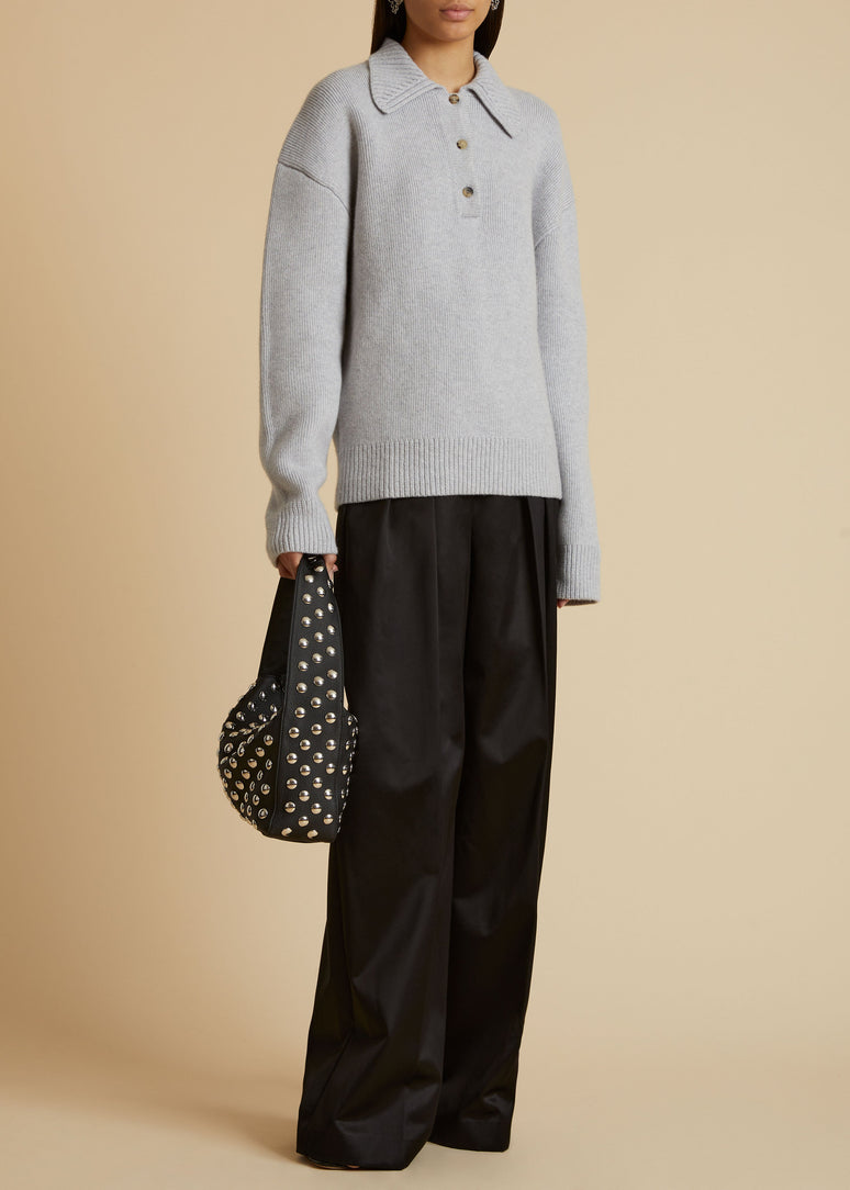 브리스톨 스웨터 웜 그레이