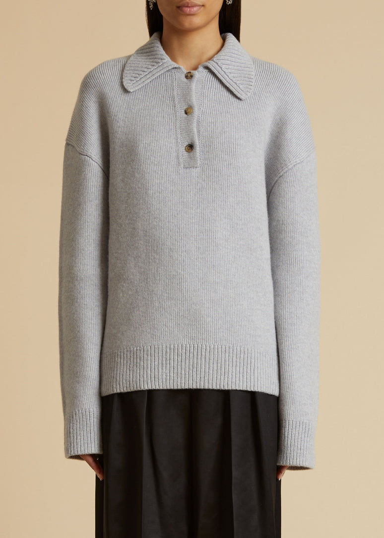 브리스톨 스웨터 웜 그레이