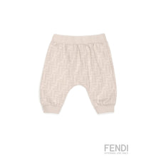 베이비 베이지 FF 로고 팬츠