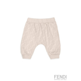 베이비 베이지 FF 로고 팬츠