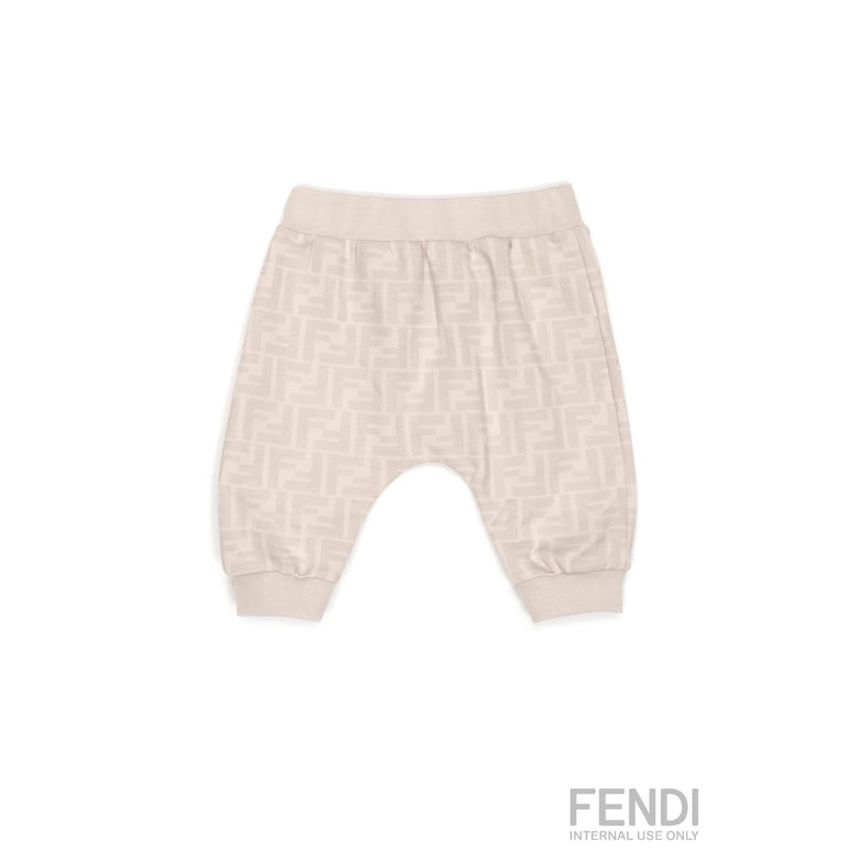 베이비 베이지 FF 로고 팬츠