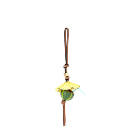 WATERMELON COCKTAIL CHARM_CALF/BRASS_GREEN