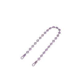 DONUT CHAIN STRAP MONOCHROME_BRASS_PALE AUBERGINE GLAZE
