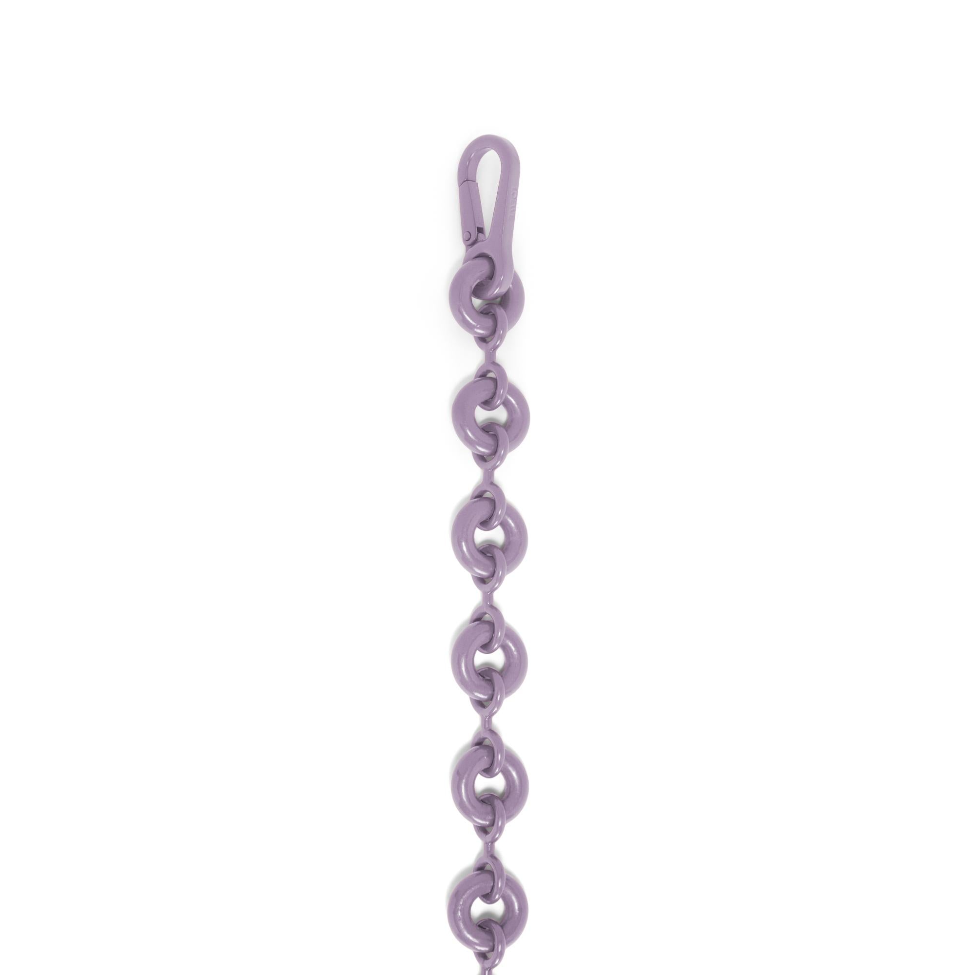 DONUT CHAIN STRAP MONOCHROME_BRASS_PALE AUBERGINE GLAZE