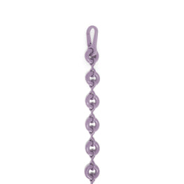 DONUT CHAIN STRAP MONOCHROME_BRASS_PALE AUBERGINE GLAZE