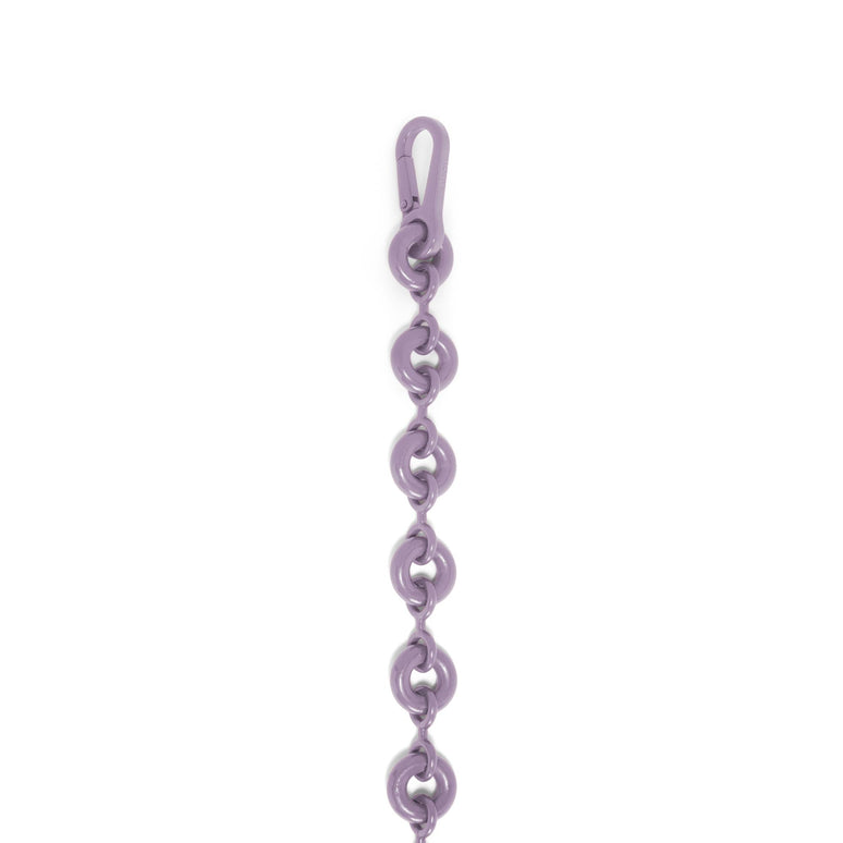 DONUT CHAIN STRAP MONOCHROME_BRASS_PALE AUBERGINE GLAZE