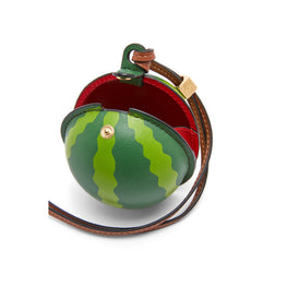WATERMELON MINI POUCH_CALF_GREEN/RED