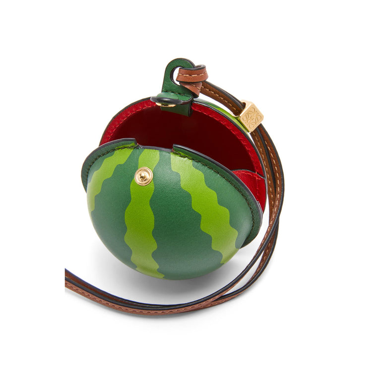WATERMELON MINI POUCH_CALF_GREEN/RED