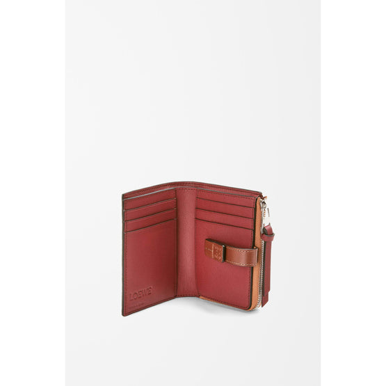 SGC SLIM COMPACT WALLET_SOFT GRAINED CALF_LIGHT CARAMEL/PECAN