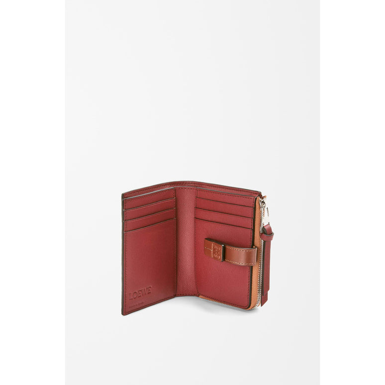 SGC SLIM COMPACT WALLET_SOFT GRAINED CALF_LIGHT CARAMEL/PECAN