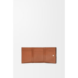 ANAGRAM TRIFOLD WALLET_PEBBLE GRAIN CALF_TAN