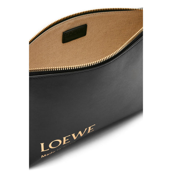 LOEWE EMBOSSED T POUCH_SHINY NAPPA CALF_BLACK